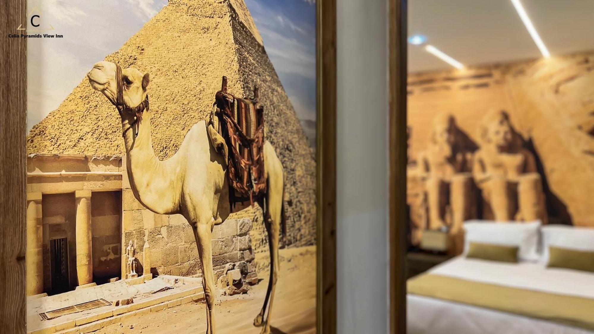 Celia Pyramids View Inn Nazlet el-Sîsi Extérieur photo
